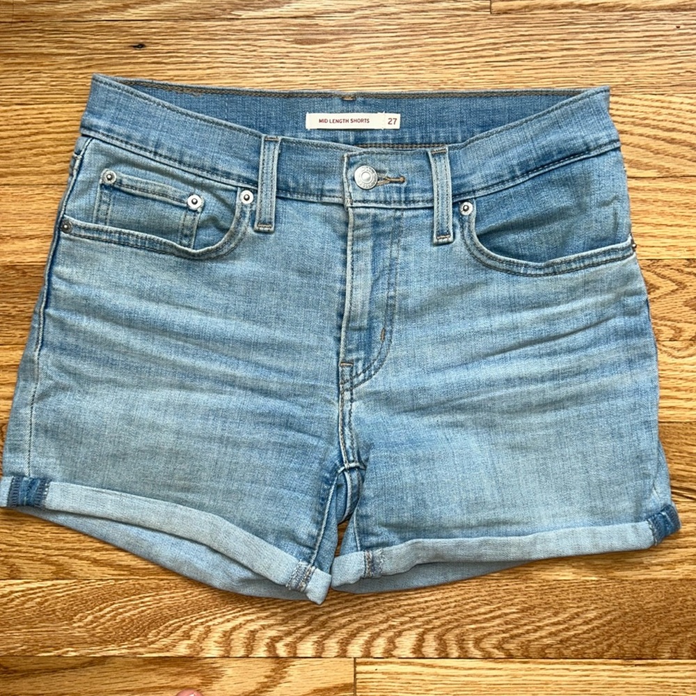 Levi’s Mid Length Denim Shorts